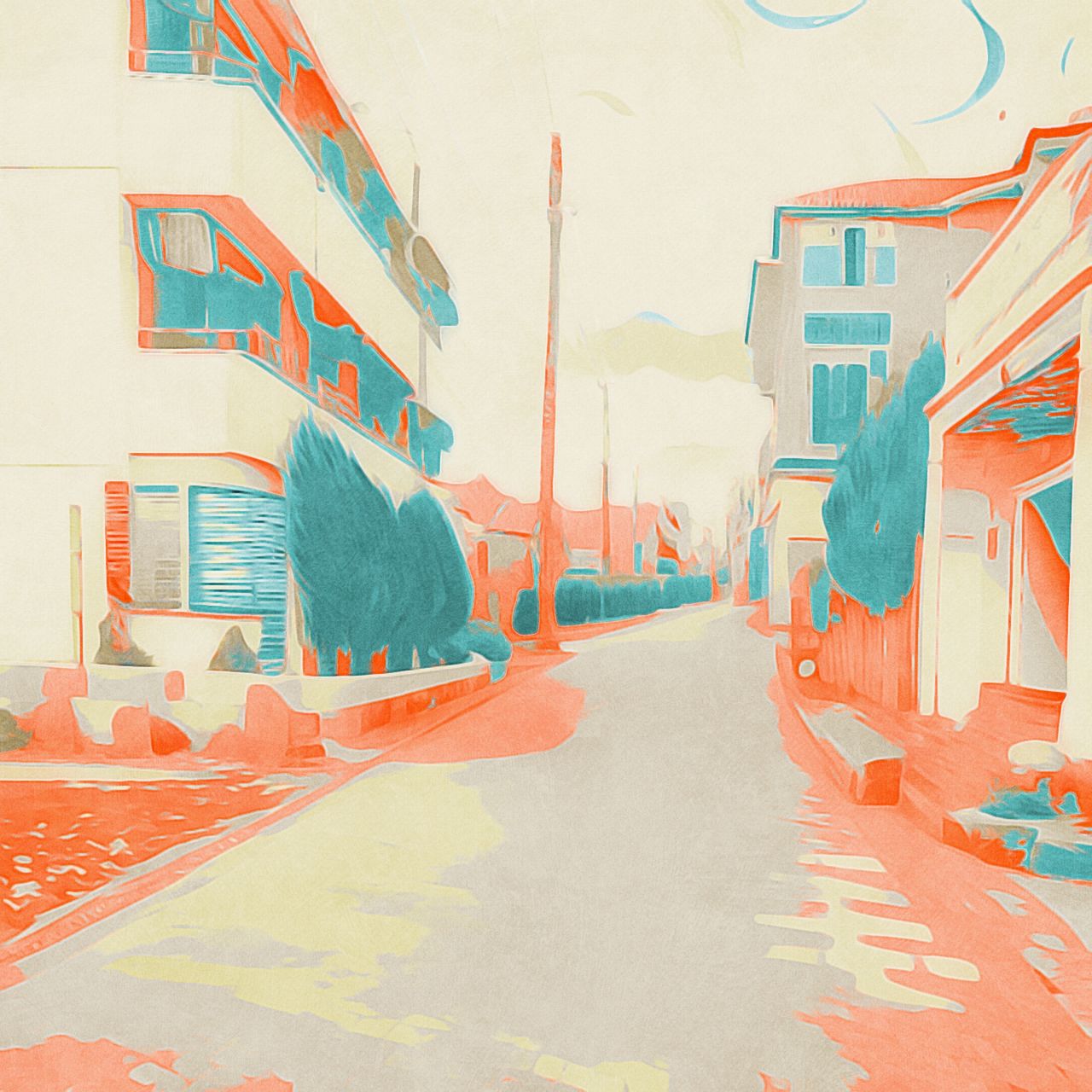 Nostalgic Town In My Memories